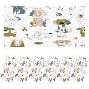 Fluorescent Light Covers for Ceiling Lights hand drawn color seamless repeating childish simple cute dogs Easy to Install Magnetic Light Filter for Classroom Office Hospitals School Home Decor