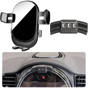 حامل هاتف السيارة لـ BMW Mini Cooper Auto Austories [فقط لعام 2007-2013 Mini Cooper] [Auto Lock Hands Hands Free Phone Mount Fits for iPhone وجميع الهواتف الذكية]