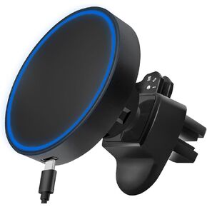 Car Phone Holder Adjustable Magnetic Car Phone Charger Mount, Cell Phone Holders for iPhone 16 Pro Max 16e 15 14 13 12