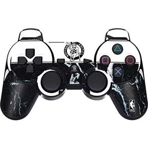 Skinit Decal Gaming Skin for PS3 Dual Shock Wireless Controller - Officially Licensed NBA Boston Celtics Marble Design