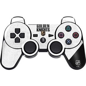Skinit Skinit Gaming Gaming لـ PS3 Dual Shock Wireless Controller - تصميم نص NHL Vegas Golden Knights المرخص رسميًا