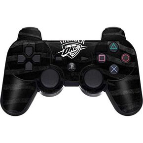 Skinit Decal Gaming Skin for PS3 Dual Shock Wireless Controller - Officially Licensed NBA Oklahoma City Thunder Black Animal Print Design
