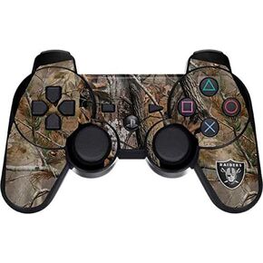 ألعاب Skinit Scenit Gaming متوفرة مع جهاز التحكم اللاسلكي Dual Frack PS3 - NFL Las Vegas Raiders Realtree AP Camo Design