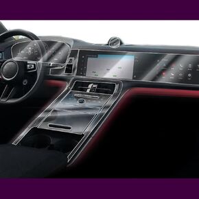 Car Navigation GPS Screen Protector Invisible Transparent Film TPU Interior Film，For Porsche Panamera 2024 2025