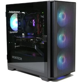 Centaurus Andromeda B4 Custom Desktop, AMD Ryzen 7 9700X 8-Core, 32GB DDR5 RAM, GeForce RTX 4060 Ti, 1TB NVMe SSD, Win 11 Pro, AC WiFi. Custom Gaming, Editing, Trading PC, VR Ready