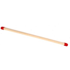 Wooden Pointer, AA-73718 - 18"(3/8 inch dowel) MADE IN USA w/red rubber end caps only on both ends, perfect for smart board screen.