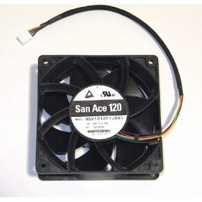 Sanyo Denki SAN Ace 120 3.0 Amp 12 Volt 120mm PWM Fan 224 CFM
