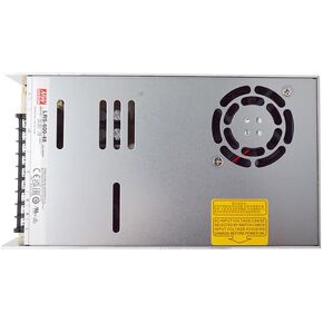 LRS-600-48 48V 600W Single Output Switching Power Supply, 90-302VAC/255-370VDC Input, 12.5A, 1U Low Profile, 5G Vibration Resistant, Industrial Automation, UL/BS/IEC 62368-1 Certified