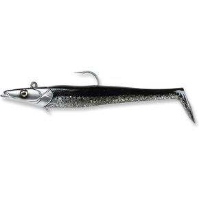 Savage Gear Sandeel Fishing Bait, 5 1/3 oz, Blue Silver, Realistic Contours & Movement, Durable Construction, Two Tie Points, 5X Hooks, Holographic Eyes, Bait Keeper in Kuwait