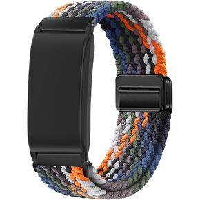 Braided Band Compatible for Whoop 5.0 Life MG/ 5.0 Peak/ 5.0 One/ Whoop 4.0, Integrated Case and Strap Band‌, Magnetic Adjustable Buckle Design, Breathable Soft Elastic Replacement Strap Sport Wristband for Whoop 5.0