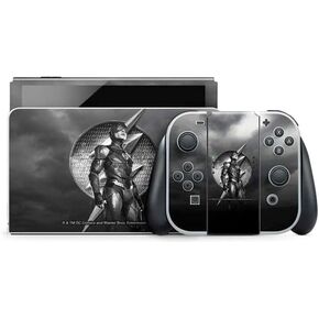 Skinit Decal Gaming Skin Compatible with Nintendo Switch OLED (2021) - Officially Licensed The Justice League (2017) Profile Characters Poster Design