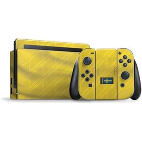Skinit Decal Gaming Skin Compatible with Nintendo Switch Bundle - Portugal Soccer Flag Design
