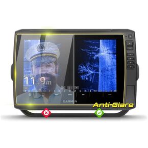 IPG Anti-Glare for Garmin EchoMAP Ultra 102-SV / 106-SV Ultra-2/102-SV 10" Display Matte Finish Screen Protector Film, Perfect for Outdoor Use for EchoMAP102-SV-Ag