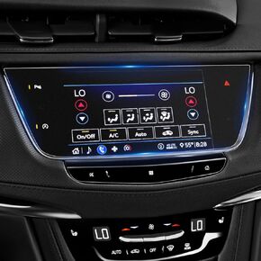 2025 Cadillac XT5 Anti Glare Screen Protector Matte for 2017-2025 Cadillac XT5 & 2020-2025 XT6 (Luxury, Premium Luxury, Sport) 8'' CUE Infotainment Screen Cover Glare-Free Anti-Fingerprint Accessory