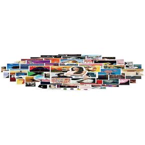 60PCS Rapper Stickers Hip-Hop Stickers for Water Bottles Laptop Luggage Notebook Skateboard Vinyl Stickers Party Decorations. (JH2)