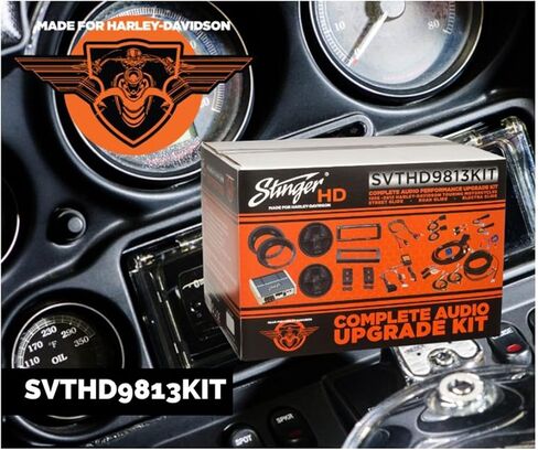 Stinger SVTHD9813KIT Complete Audio System Install Kit for 1998-2013 Harley Davidson Touring Motorcycle in Saudi Arabia
