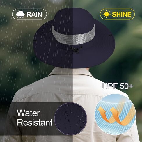 Fishing Hat for Men & Women, Quick-Drying Wide-Brimmed Sun Hat, UV Protection - Lightweight Bucket Hat for Hiking, Camping in Saudi Arabia