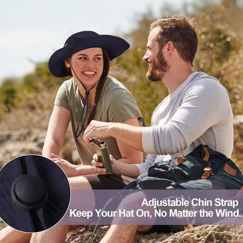 Fishing Hat for Men & Women, Quick-Drying Wide-Brimmed Sun Hat, UV Protection - Lightweight Bucket Hat for Hiking, Camping in Saudi Arabia