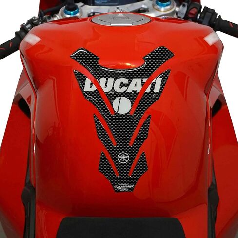 labelbike - 3D Resin Tank Pad Stickers for Decoration and Protection of Motorcycle Fuel Tank Compatible with Ducati Corse in Saudi Arabia