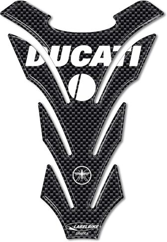labelbike - 3D Resin Tank Pad Stickers for Decoration and Protection of Motorcycle Fuel Tank Compatible with Ducati Corse in Saudi Arabia