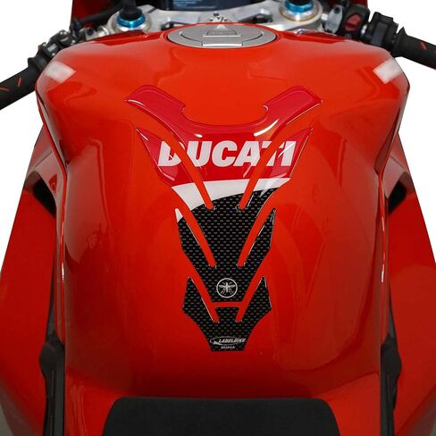 labelbike - 3D Resin Tank Pad Stickers for Decoration and Protection of Motorcycle Fuel Tank Compatible with Ducati Corse in Saudi Arabia