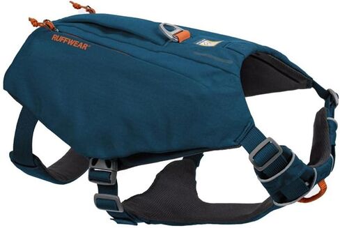 Ruffwear، سرج Switchbak للكلاب، حزمة وتسخير هجين للرحلات اليومية والاستخدام اليومي، سماق أحمر، متوسط in Kuwait