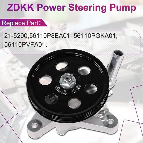 Power Steering Pump w/Pulley & Reservoir 20-65990 26112229 Fits for Rainier 2004-2007 Trailblazer 2002-2009 20-65990 in Saudi Arabia