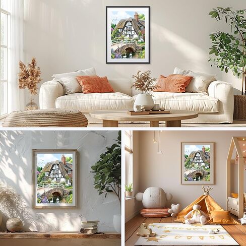 NAIMOER الزهور الماس مجموعات الفن للبالغين، مجموعات الفن الماس الحظيرة، DIY 5D الحفر الكامل سقوط الماس الفن الأصفر شاحنة مع الزهور الماس مجموعات الفن الحرفية لديكور المنزل 30x40cm in Kuwait