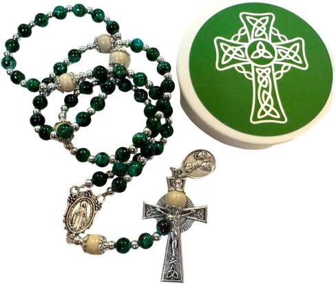 Westmon Works Saint Patrick Irish Rosary with Celtic Crucifix and Protective Case in Saudi Arabia