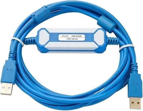 محول USB-VIGOR مناسب VH VB M Series PLC Cable Cable USB إلى RS232 تنزيل Cable VBUSB200 PC-VIGOR in Kuwait