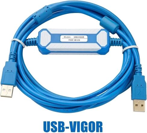 محول USB-VIGOR مناسب VH VB M Series PLC Cable Cable USB إلى RS232 تنزيل Cable VBUSB200 PC-VIGOR in Kuwait