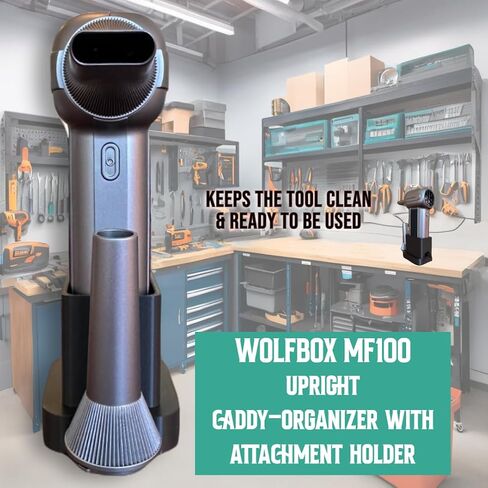 حامل المنظم متوافق مع Wolfbox MF100 Duster Air Duster ، Caddy Storage Caddy مع الوصول إلى ميناء الشحن ، حامل مرفق الأدوات in Saudi Arabia