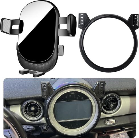 Car Phone Holder for BMW MINI Cooper Auto Accessories [Only for 2007-2013 MINI Cooper] [Auto Lock Hands Free Cell Phone Mount Car fits for iPhone & All Smartphones] in Kuwait