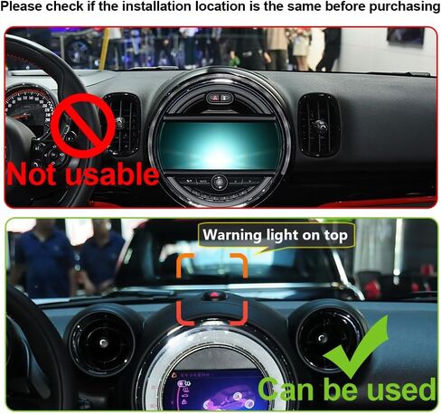 Car Phone Holder for BMW MINI Cooper Auto Accessories [Only for 2007-2013 MINI Cooper] [Auto Lock Hands Free Cell Phone Mount Car fits for iPhone & All Smartphones] in Kuwait