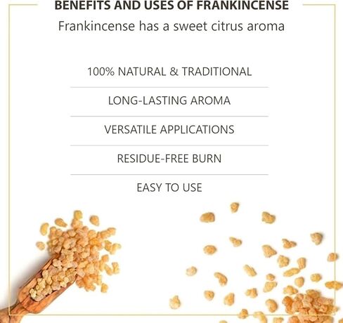 راتنج اللبان الأصلي من Southern Star - اللبان الطبيعي الفاخر بنسبة 100% من اليونان، أحجار البخور التقليدية المصنوعة يدويًا للعلاج بالروائح والتأمل والاحتفالات الدينية واليوجا، 250 جم in Kuwait