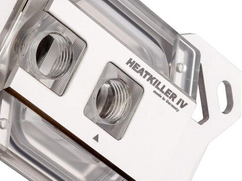 HEATKILLER IV PRO CPU Water Block with Thermal Grizzly KryoSheet (33x33mm) for AMD AM5 CPU, Acrylic in Saudi Arabia