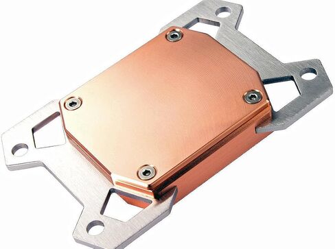 HEATKILLER IV PRO CPU Water Block with Thermal Grizzly KryoSheet (33x33mm) for AMD AM5 CPU, Acrylic in Saudi Arabia