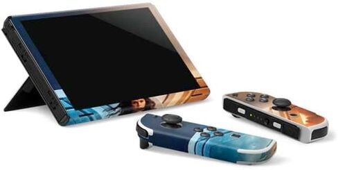 Skinit Decal Gaming Skin Compatible with Nintendo Switch OLED (2021) - Officially Licensed DC Comics Wonder Woman Main Characters Poster Design in Saudi Arabia