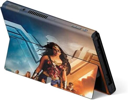 Skinit Decal Gaming Skin Compatible with Nintendo Switch OLED (2021) - Officially Licensed DC Comics Wonder Woman Main Characters Poster Design in Saudi Arabia