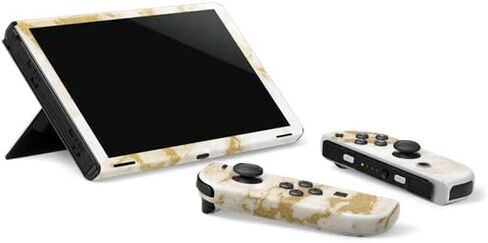 Skinit Decal Gaming Skin Compatible with Nintendo Switch OLED (2021) - Basic Marble Design in Saudi Arabia
