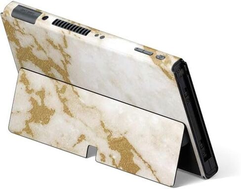 Skinit Decal Gaming Skin Compatible with Nintendo Switch OLED (2021) - Basic Marble Design in Saudi Arabia