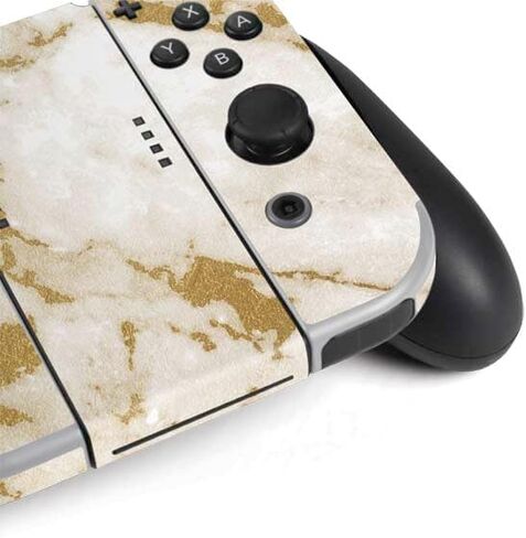 Skinit Decal Gaming Skin Compatible with Nintendo Switch OLED (2021) - Basic Marble Design in Saudi Arabia