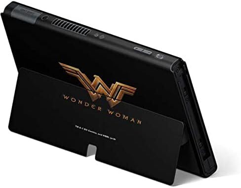 Skinit Decal Gaming Skin Compatible with Nintendo Switch OLED (2021) - Officially Licensed DC Comics Wonder Woman Main Characters Poster Design in Saudi Arabia