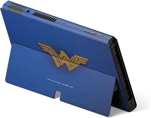 Skinit Decal Gaming Skin Compatible with Nintendo Switch OLED (2021) - Officially Licensed DC Comics Wonder Woman Main Characters Poster Design in Saudi Arabia