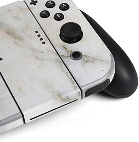 Skinit Decal Gaming Skin Compatible with Nintendo Switch OLED (2021) - Basic Marble Design in Saudi Arabia