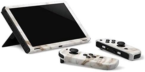Skinit Decal Gaming Skin Compatible with Nintendo Switch OLED (2021) - Basic Marble Design in Saudi Arabia