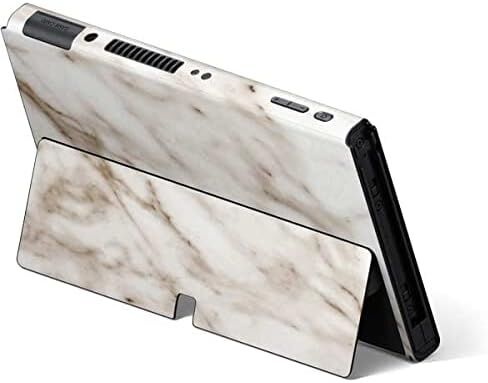 Skinit Decal Gaming Skin Compatible with Nintendo Switch OLED (2021) - Basic Marble Design in Saudi Arabia