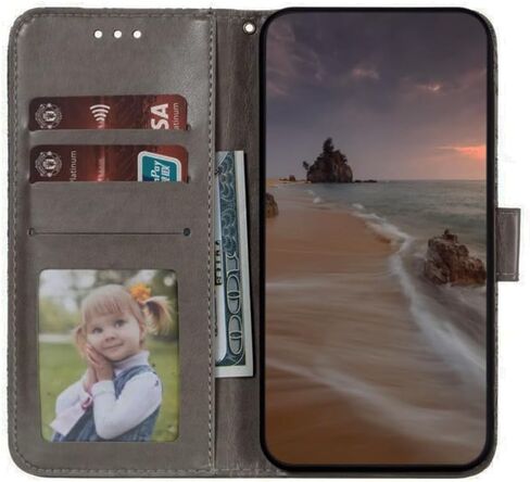 for Motorola Moto G 2025 Case Wallet with Holder Kickstand Magnetic Soft Leather Flip Fold Cover for Moto G 5G 2025 (Purple) in Saudi Arabia