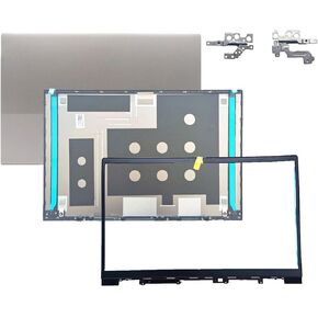 Replacement LCD Back Cover Top Case Rear Lid+LCD Front Bezel+LCD Hinges for Lenovo Thinkbook 15 G2 ITL/are & ThinkBook 15 G3 ACL/ITL 5CB1B34808 5CB1B34809 5B30S18986 5CB1B34807 5H50S28995