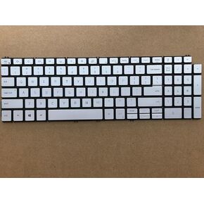 Original New for Dell Inspiron 7506 2-in-1 NFP82 0NFP82 US English Keyboard Backlit Silver